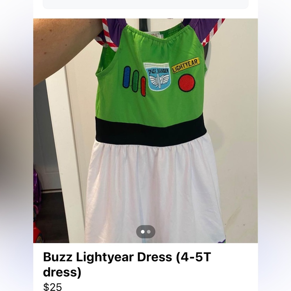 Buzz Light Year Dress 4-5T - brand new